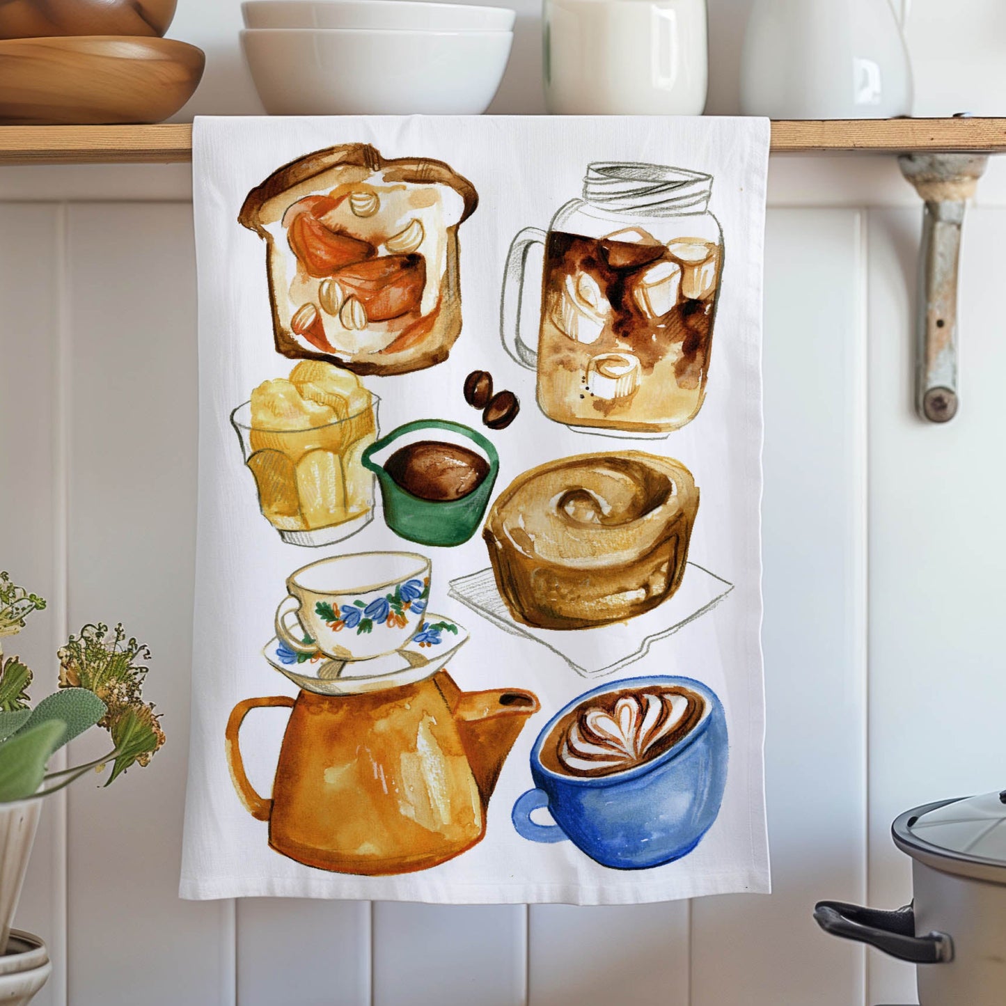Coffee Bar Tea Towel