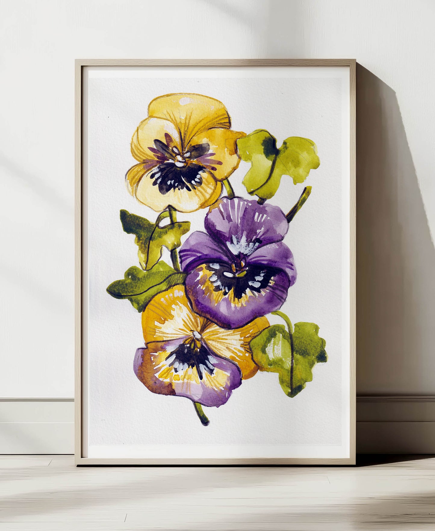 Spring Pansies A4