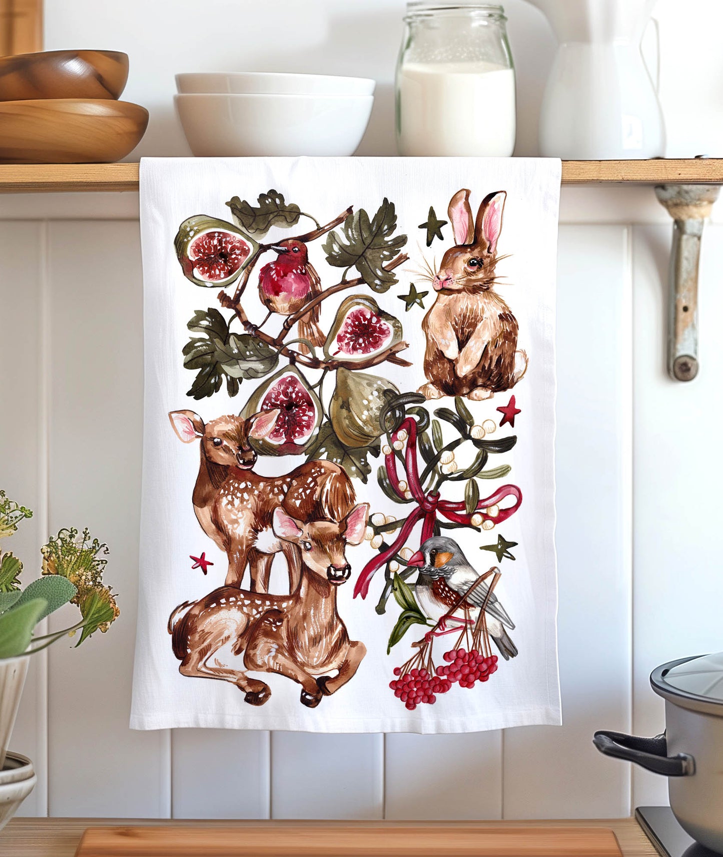 Winter Tea Towel