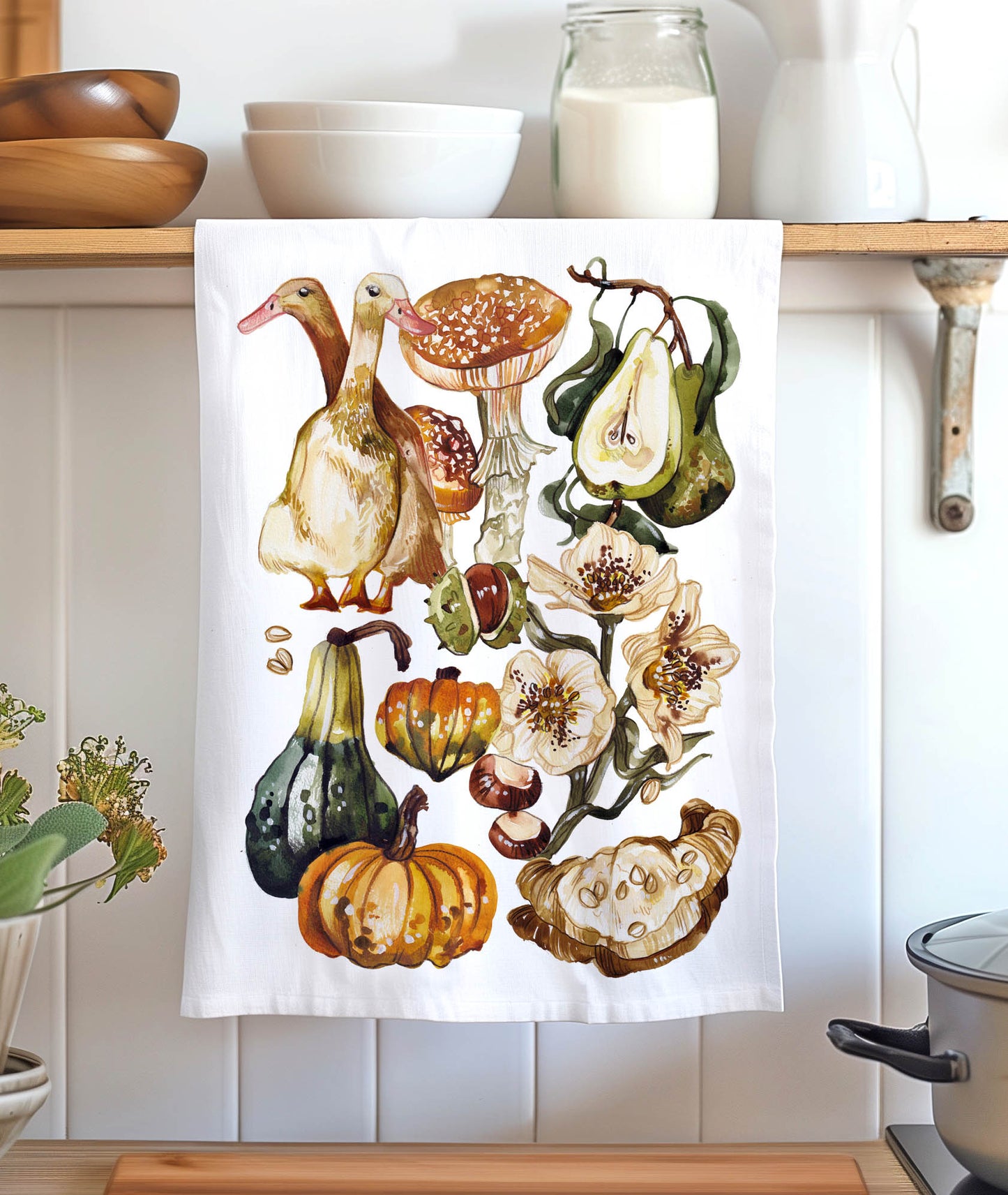 Autumn Tea Towel