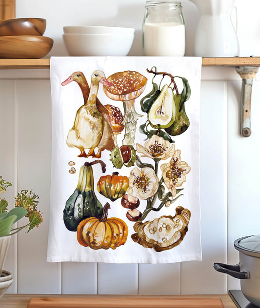 Autumn Tea Towel