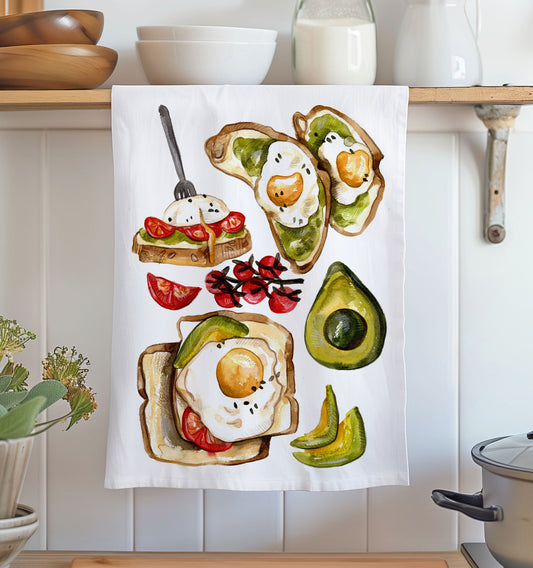 Avocado Tea Towel