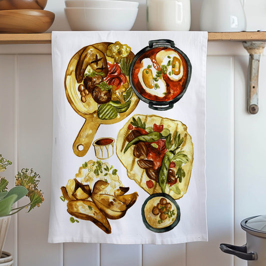 Mezze Grill Tea Towel