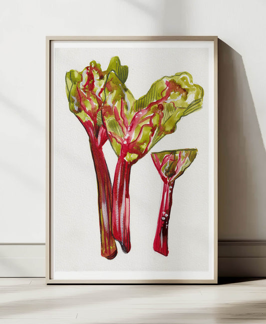 Rhubarb Bunch A4