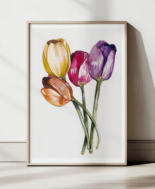 Amsterdam Tulips A4
