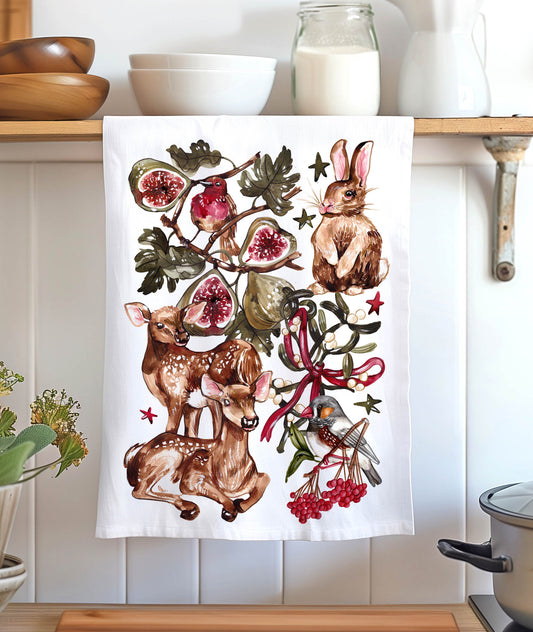 Winter Tea Towel